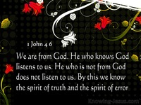 1 John 4:6